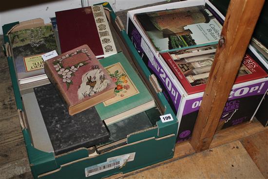 Cassells Dictionary of Practical Gardening; Hulmes Familiar Wild Flowers (15v), sundry books on gardening, Folio Society vols etc (Q)